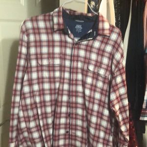 Mens red flannel
